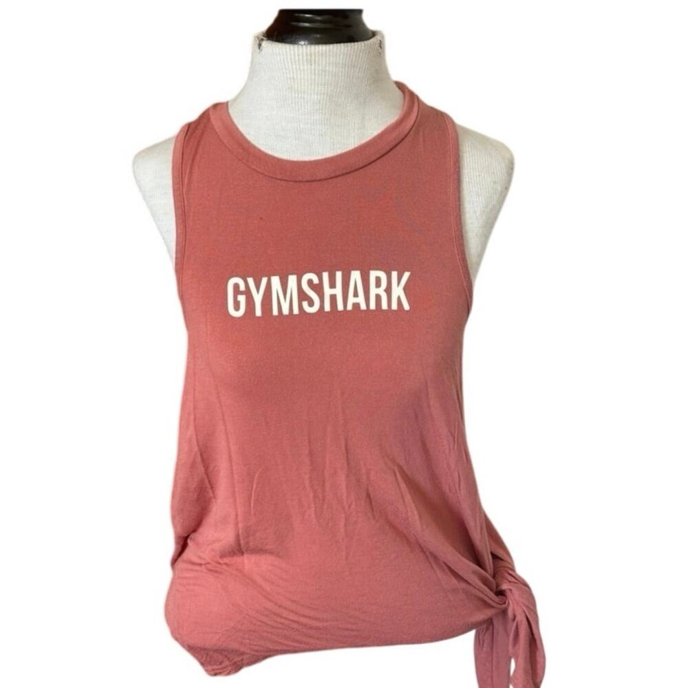 Gymshark Pink Women’s Tie Side Tank Gym Athletic Sz S